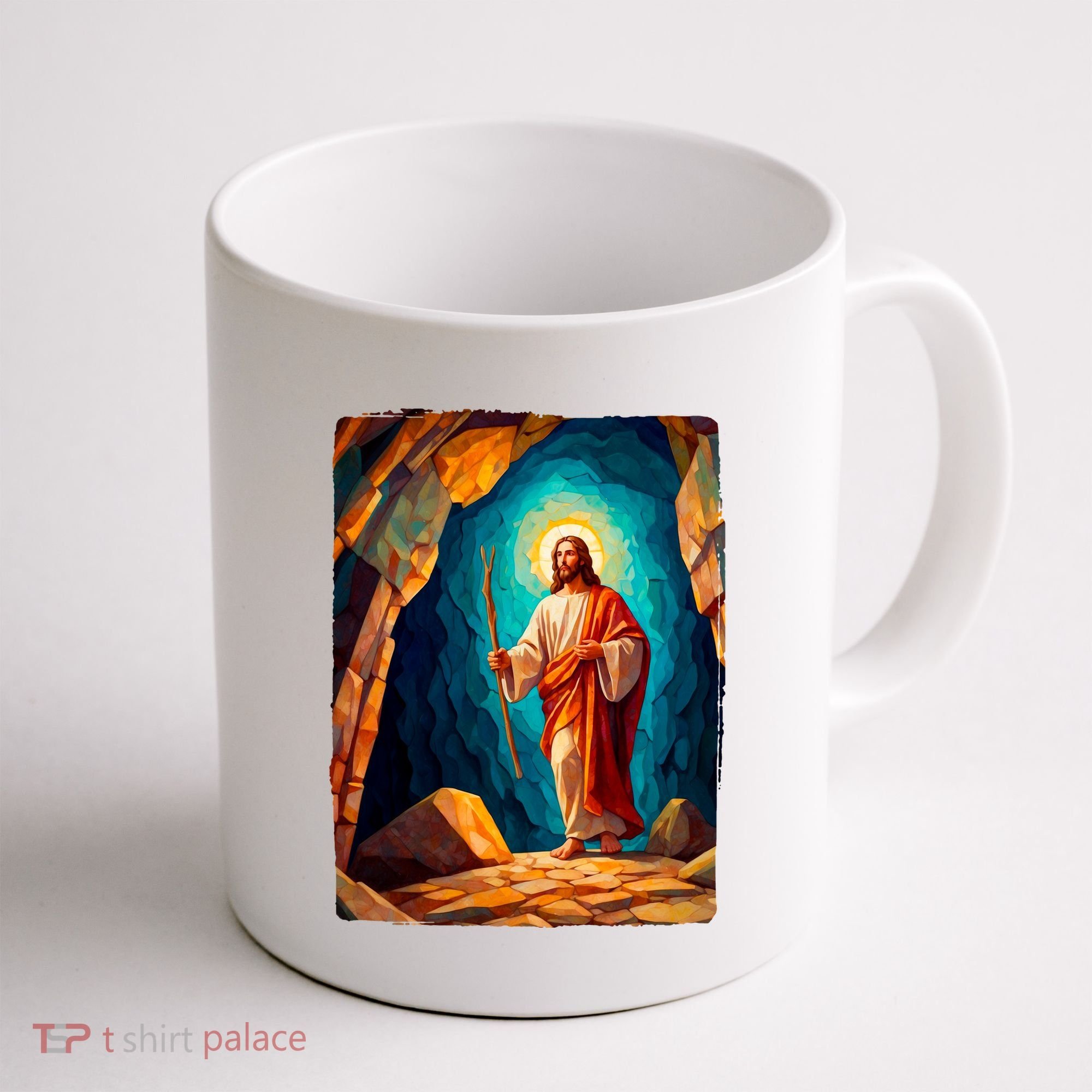 Jesus Christ Scene Portrait Coffee Mug