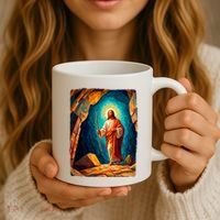 Jesus Christ Scene Portrait Coffee Mug thumb 3