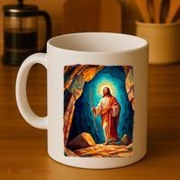 Jesus Christ Scene Portrait Coffee Mug thumb 4