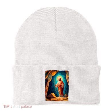 Jesus Christ Scene Portrait Beanie