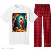 Jesus Christ Scene Portrait Pajama Set thumb 0