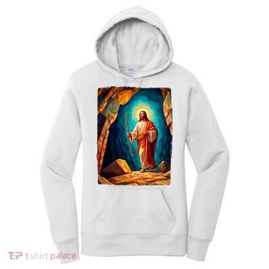 Jesus Christ Scene Portrait Women's Hoodie