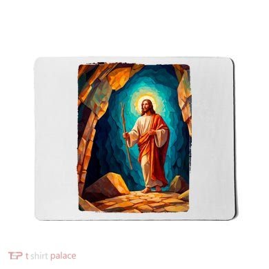 Jesus Christ Scene Portrait Mousepad