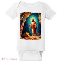 Jesus Christ Scene Portrait Baby Bodysuit thumb 0