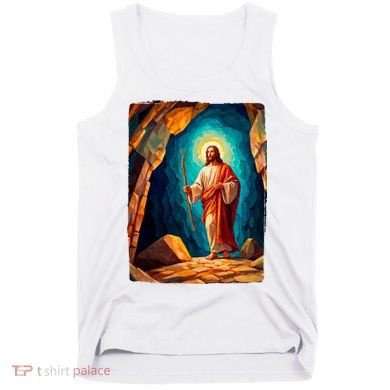 Jesus Christ Scene Portrait Tank Top