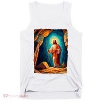 Jesus Christ Scene Portrait Tank Top thumb 0