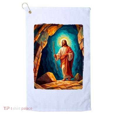 Jesus Christ Scene Portrait Golf Towel
