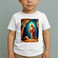 Jesus Christ Scene Portrait Toddler T-Shirt thumb 2