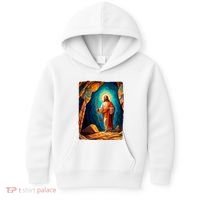 Jesus Christ Scene Portrait Kids Hoodie thumb 0