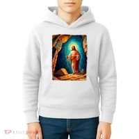 Jesus Christ Scene Portrait Kids Hoodie thumb 4