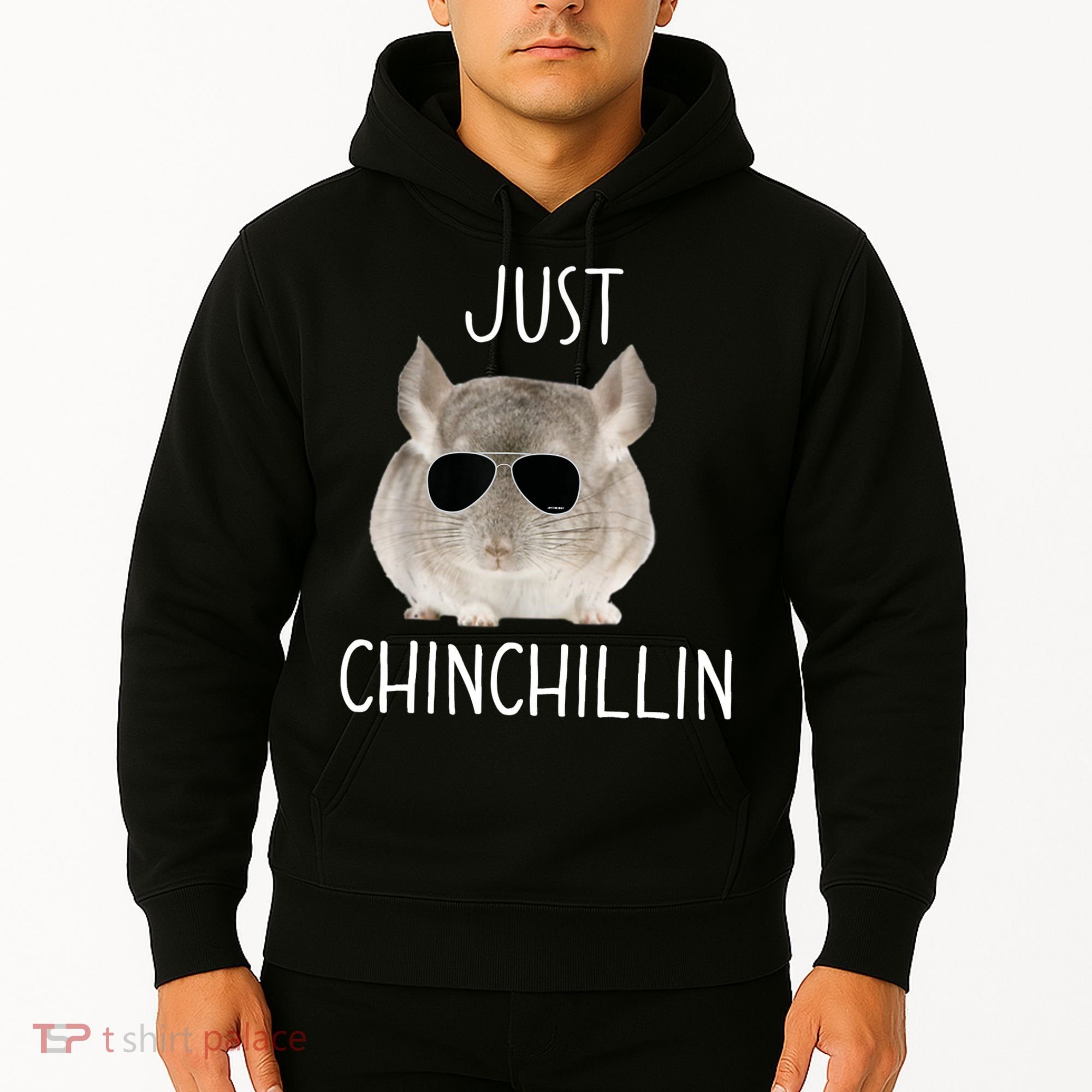 JUST CHINCHILLIN TSHIRT, CHINCHILLA, BRO, RELAXING, CHILLIN Hoodie