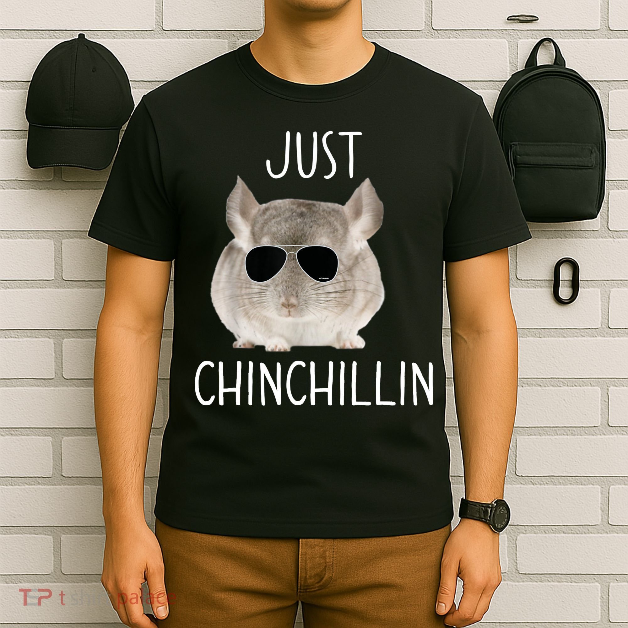 JUST CHINCHILLIN TSHIRT, CHINCHILLA, BRO, RELAXING, CHILLIN T-Shirt