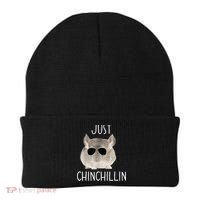 JUST CHINCHILLIN TSHIRT, CHINCHILLA, BRO, RELAXING, CHILLIN Beanie thumb 0