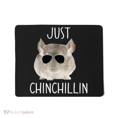 JUST CHINCHILLIN TSHIRT, CHINCHILLA, BRO, RELAXING, CHILLIN Mousepad