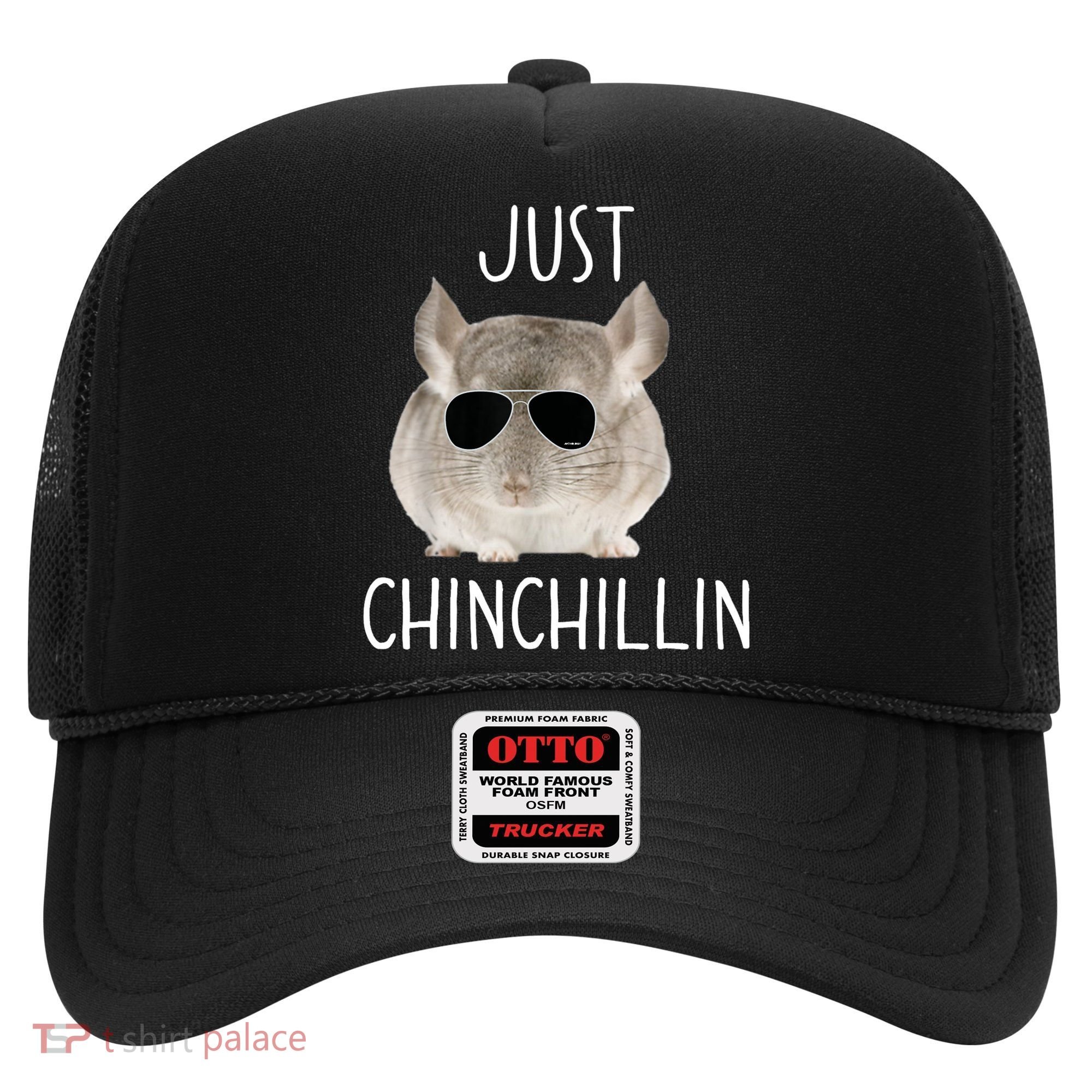 JUST CHINCHILLIN TSHIRT, CHINCHILLA, BRO, RELAXING, CHILLIN Hat