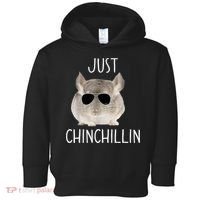 JUST CHINCHILLIN TSHIRT, CHINCHILLA, BRO, RELAXING, CHILLIN Toddler Hoodie thumb 0