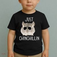 JUST CHINCHILLIN TSHIRT, CHINCHILLA, BRO, RELAXING, CHILLIN Toddler T-Shirt thumb 2