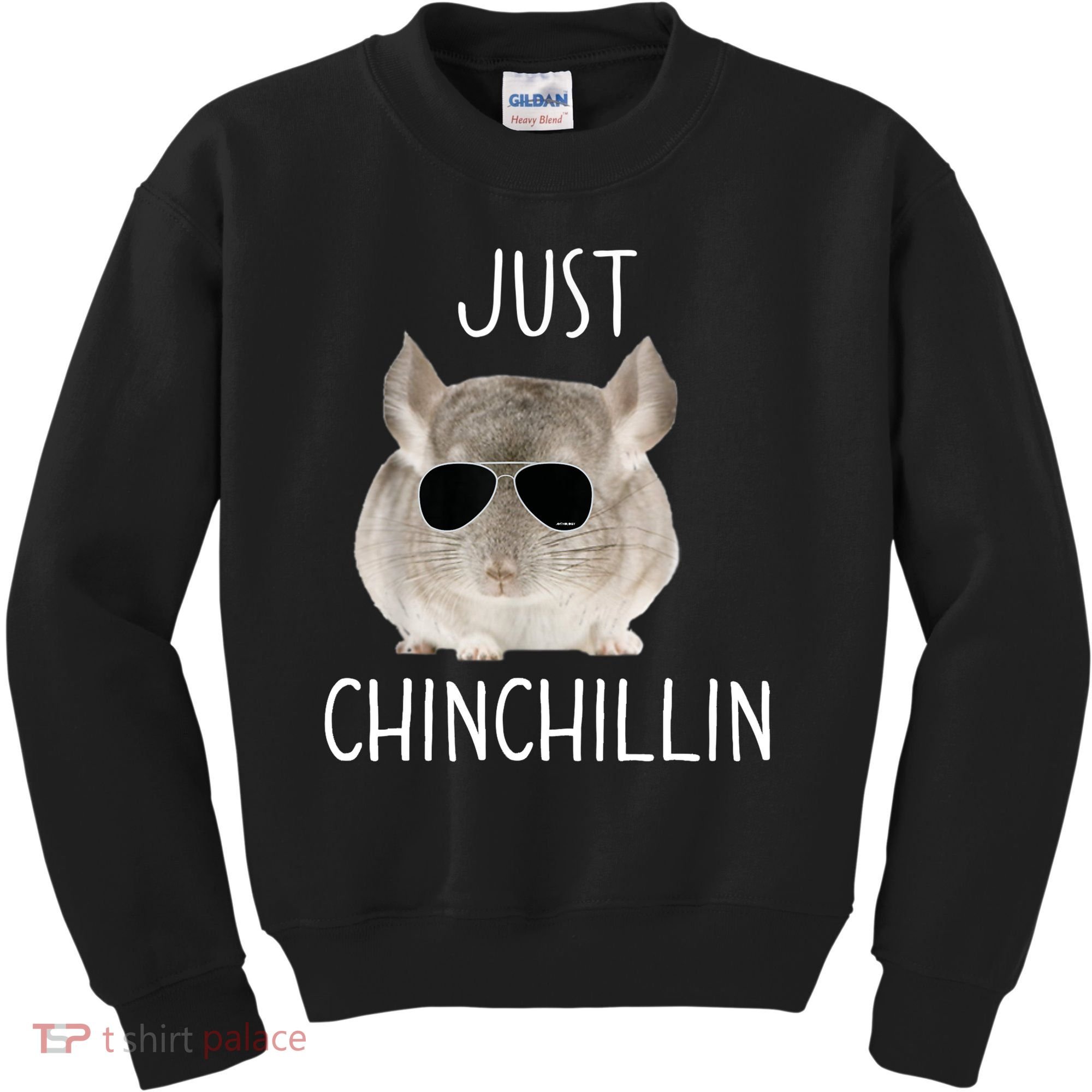 JUST CHINCHILLIN TSHIRT, CHINCHILLA, BRO, RELAXING, CHILLIN Kids Sweatshirt