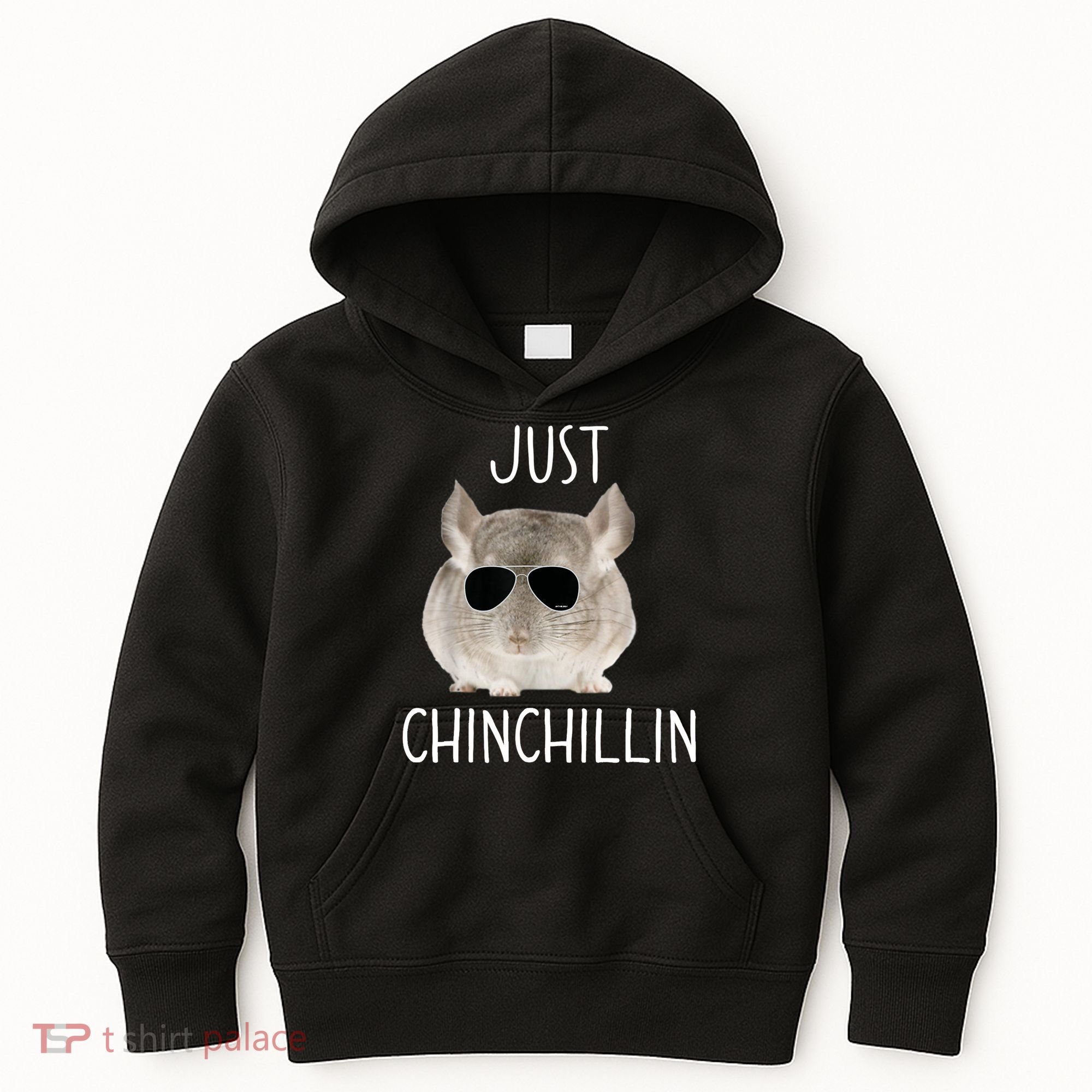 JUST CHINCHILLIN TSHIRT, CHINCHILLA, BRO, RELAXING, CHILLIN Kids Hoodie