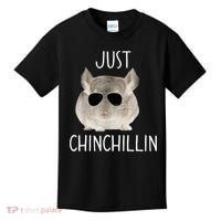 JUST CHINCHILLIN TSHIRT, CHINCHILLA, BRO, RELAXING, CHILLIN Kids T-Shirt thumb 0