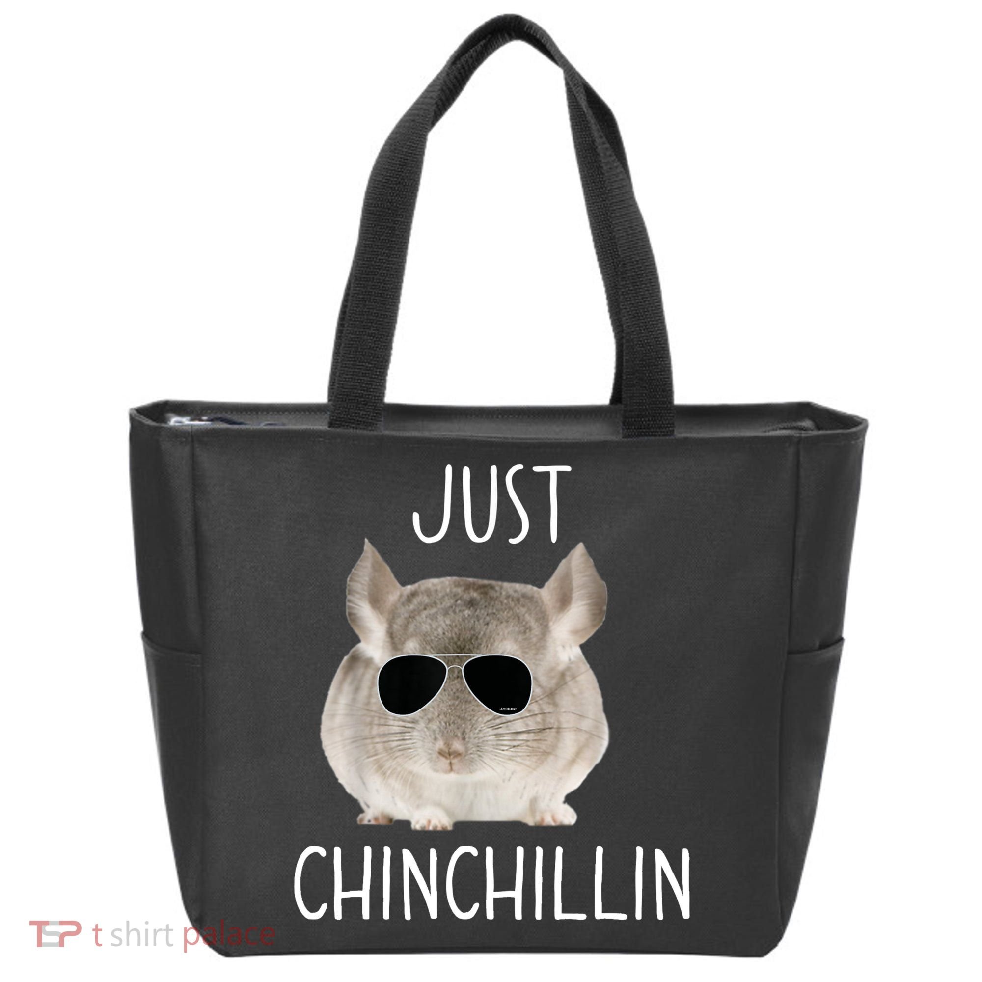 JUST CHINCHILLIN TSHIRT, CHINCHILLA, BRO, RELAXING, CHILLIN Tote Bag