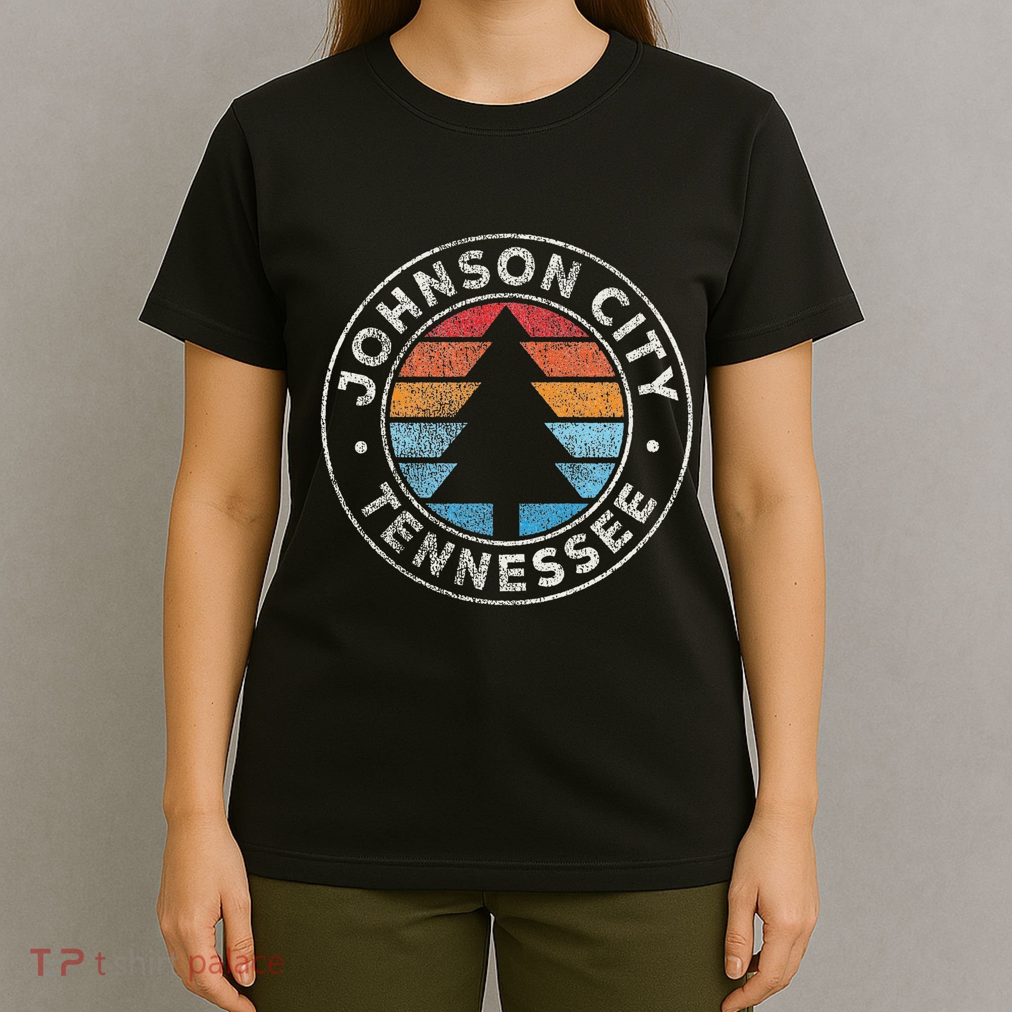 Johnson City Tennessee Tn Vintage Graphic Retro 70s T-Shirt