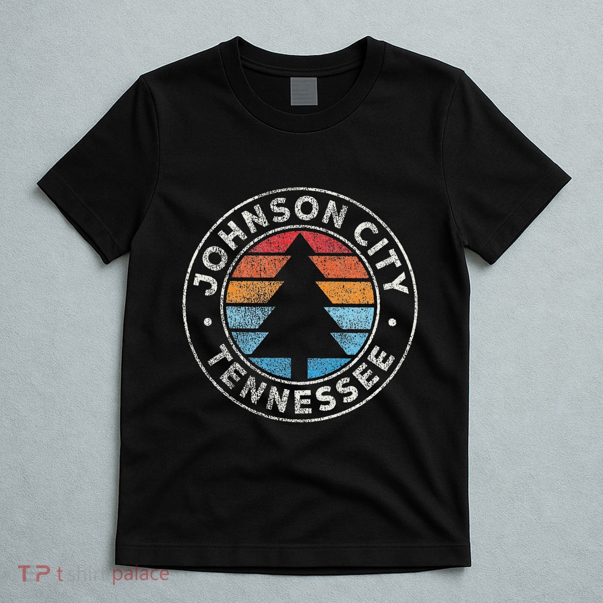 Johnson City Tennessee Tn Vintage Graphic Retro 70s T-Shirt