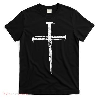 Jesus Cross Three Nails Christian Vintage T-Shirt