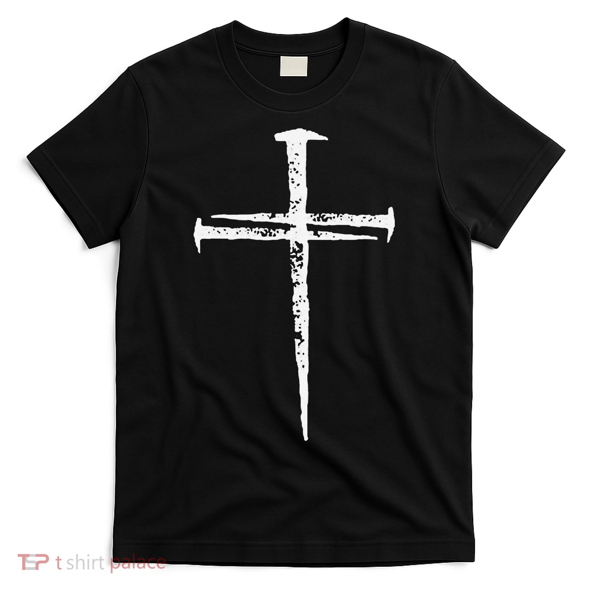 Jesus Cross Three Nails Christian Vintage T-Shirt