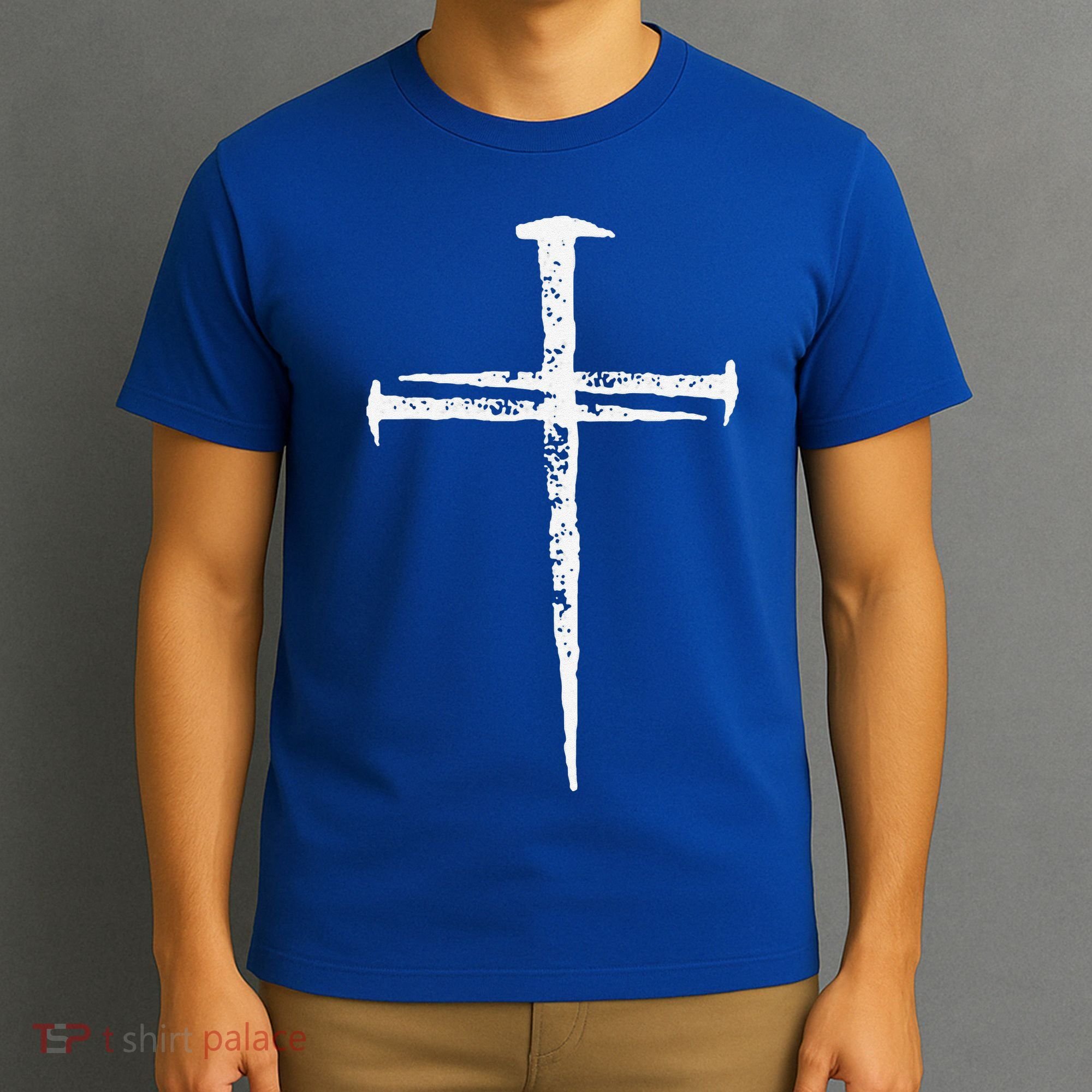 Jesus Cross Three Nails Christian Vintage T-Shirt