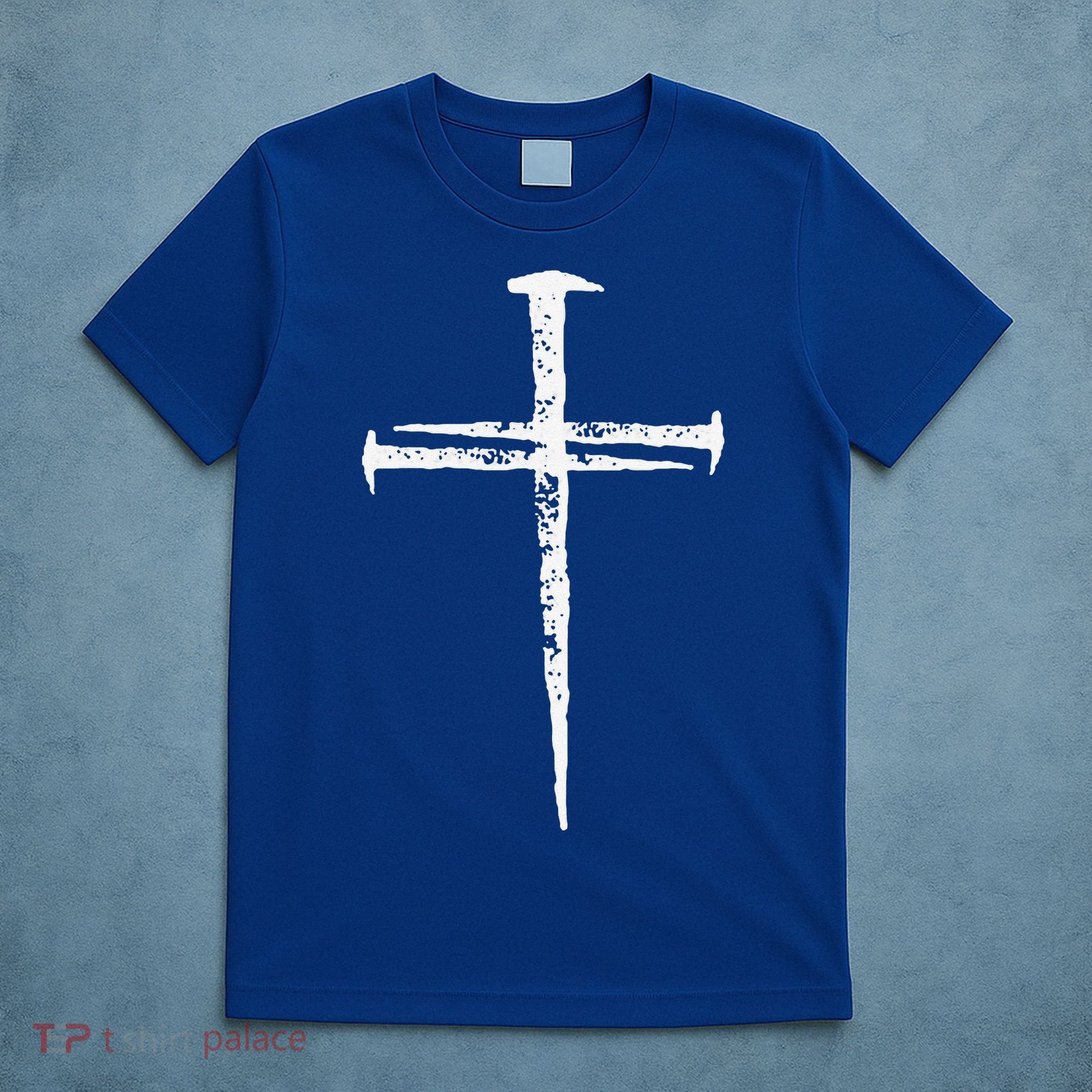 Jesus Cross Three Nails Christian Vintage T-Shirt