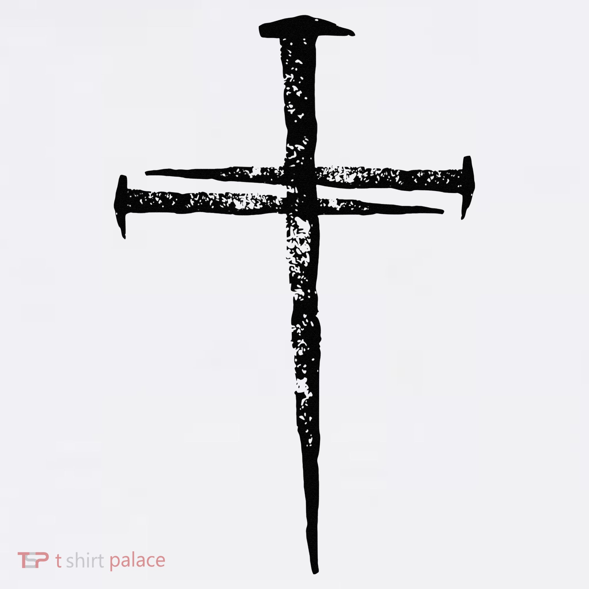 Jesus Cross Three Nails Christian Vintage T-Shirt