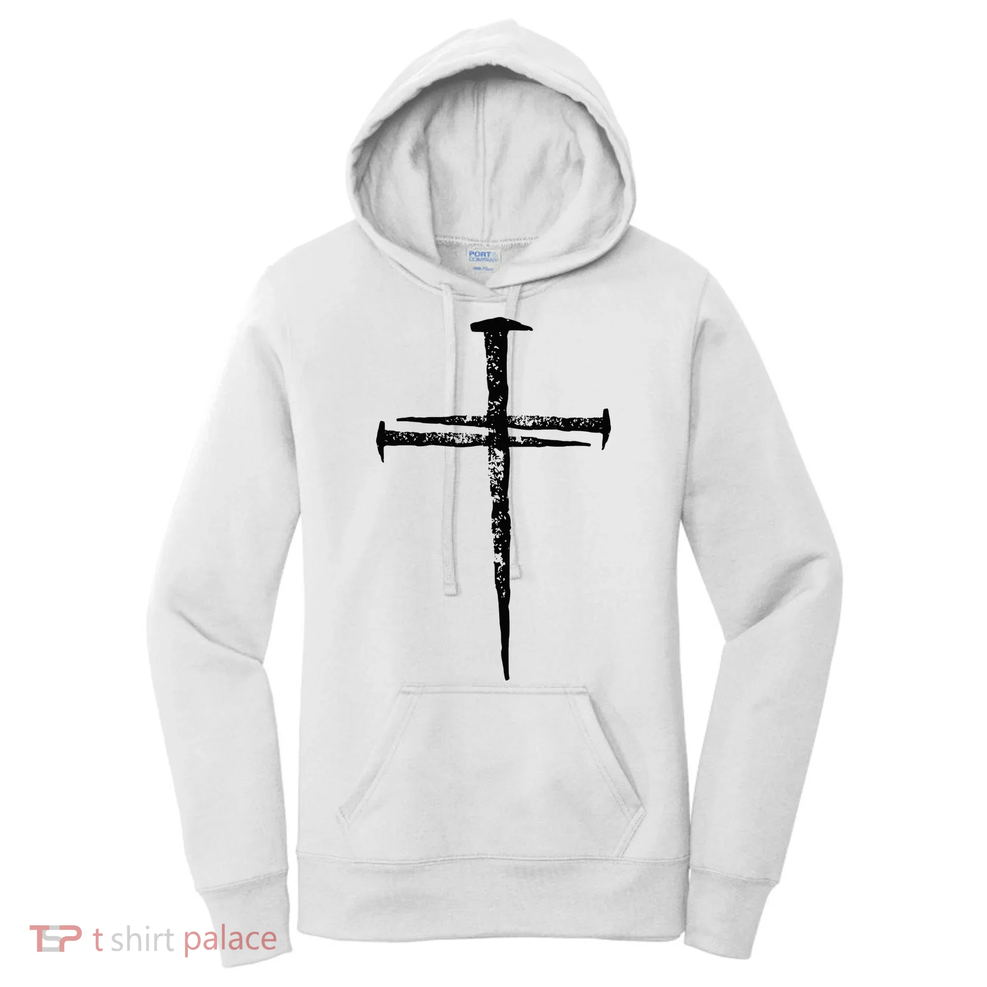 Jesus Cross Three Nails Christian Vintage Women's Hoodie