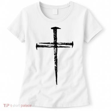 Jesus Cross Three Nails Christian Vintage Women's T-Shirt