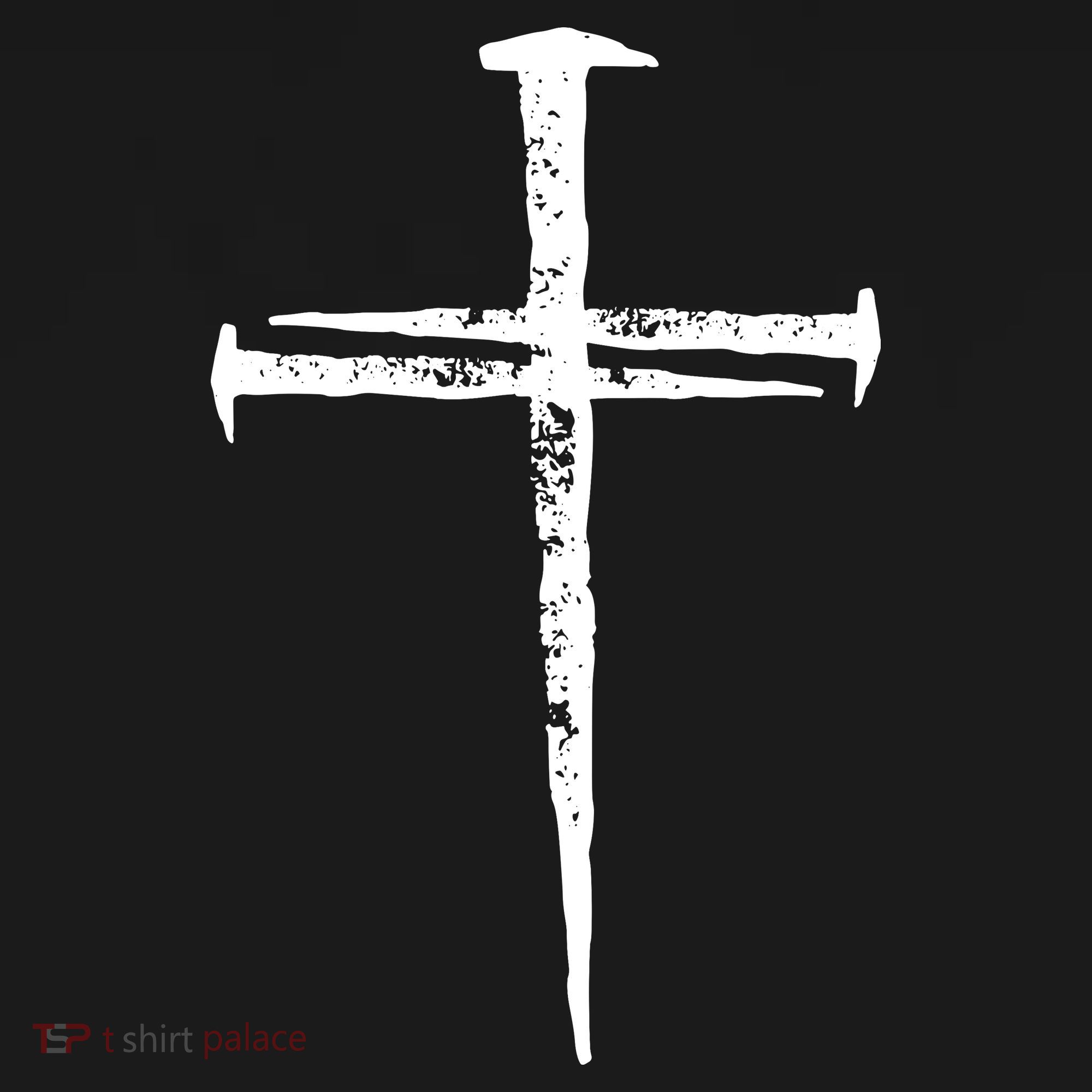 Jesus Cross Three Nails Christian Vintage T-Shirt