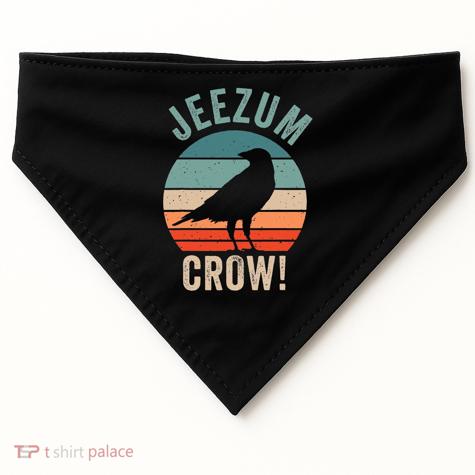 Jeezum Crow Vermont Raven USA-Made Doggie Bandana