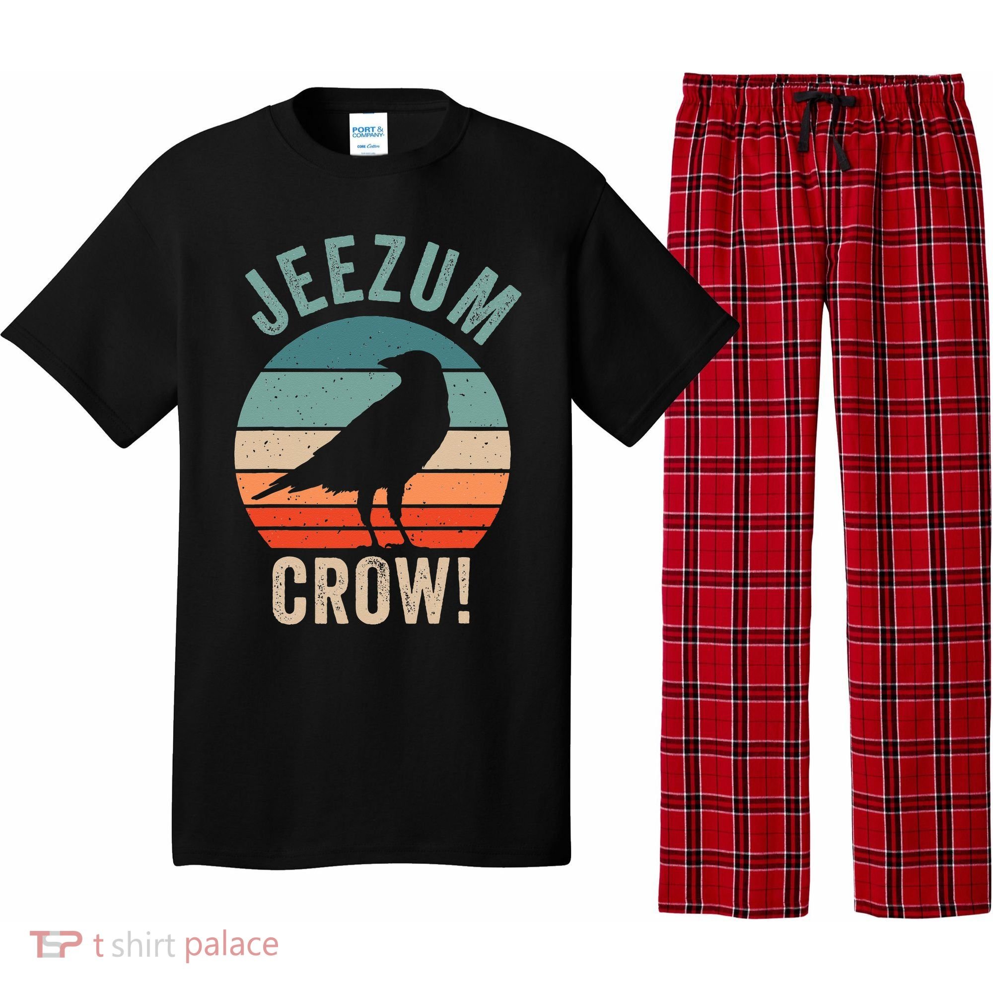 Jeezum Crow Vermont Raven Pajama Set
