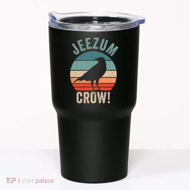 Jeezum Crow Vermont Raven Tumbler