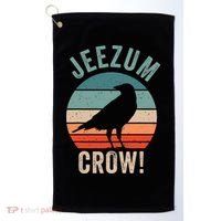 Jeezum Crow Vermont Raven Golf Towel thumb 0