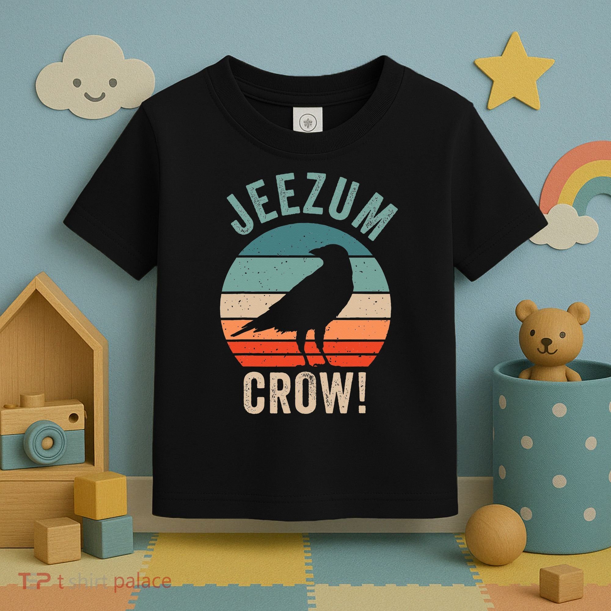 Jeezum Crow Vermont Raven Toddler T-Shirt