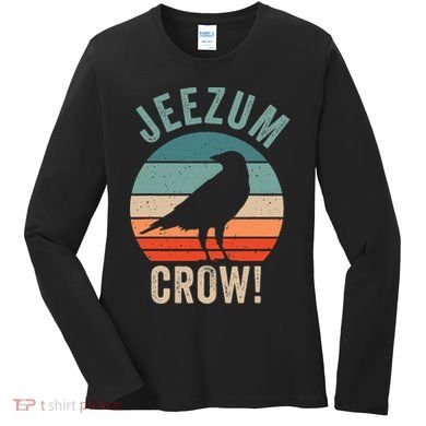 Jeezum Crow Vermont Raven Women's Long Sleeve Shirt