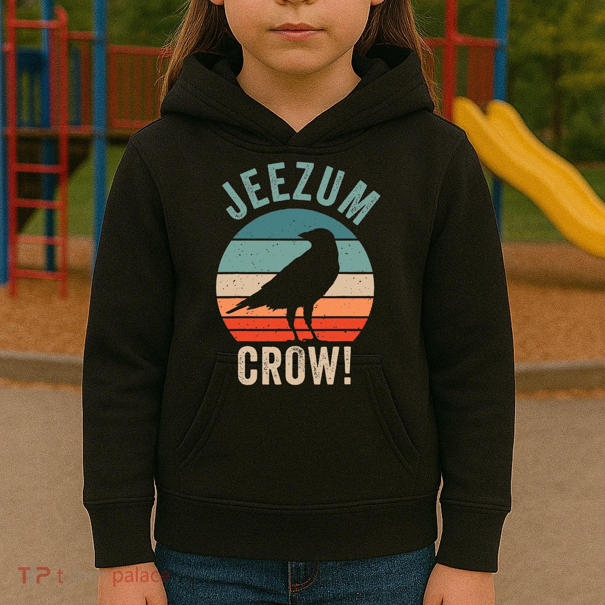 Jeezum Crow Vermont Raven Kids Hoodie
