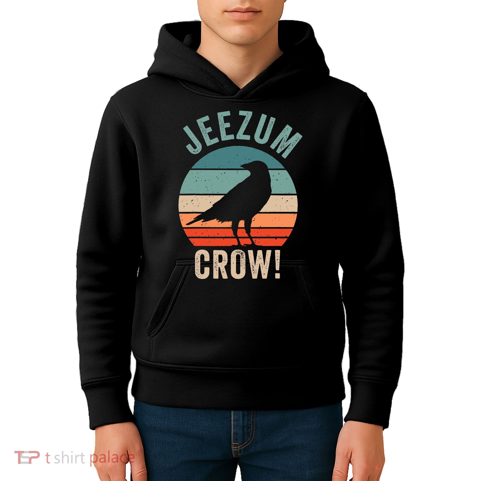 Jeezum Crow Vermont Raven Kids Hoodie