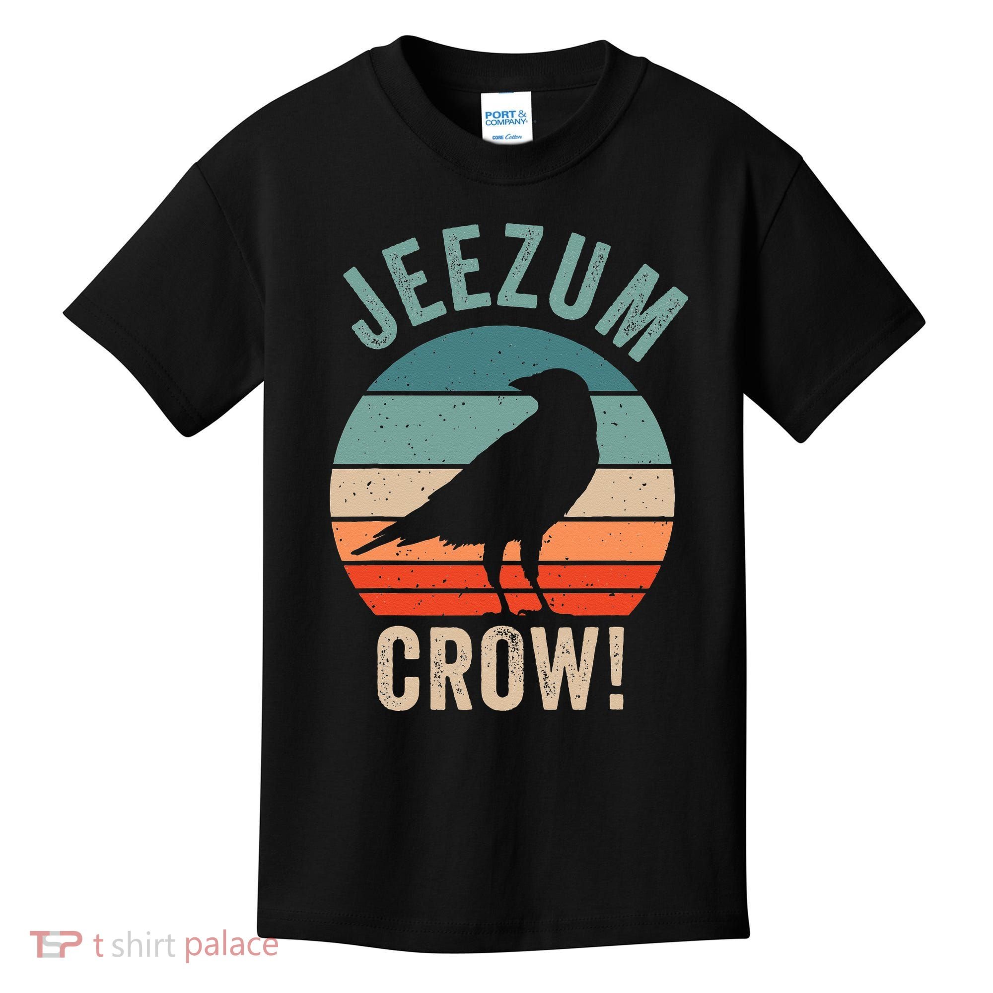 Jeezum Crow Vermont Raven Kids T-Shirt