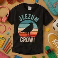 Jeezum Crow Vermont Raven Kids T-Shirt thumb 3