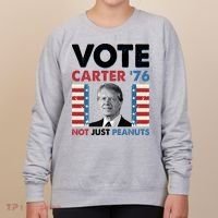 Jimmy Carter Vote Carter '76 Not Just Peanuts Women's Sweatshirt thumb 0
