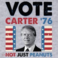 Jimmy Carter Vote Carter '76 Not Just Peanuts Women's Sweatshirt thumb 2