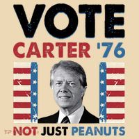 Jimmy Carter Vote Carter '76 Not Just Peanuts Tote Bag thumb 4