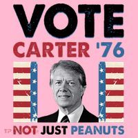 Jimmy Carter Vote Carter '76 Not Just Peanuts Coaster thumb 2