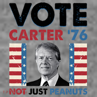 Jimmy Carter Vote Carter '76 Not Just Peanuts Toddler Hoodie thumb 2
